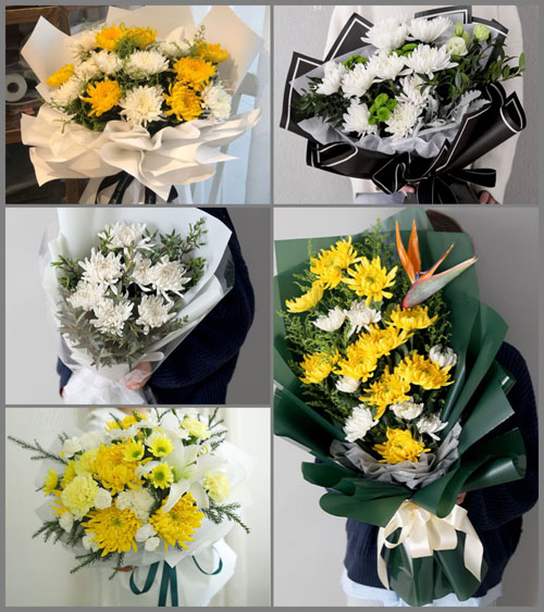 贵州毕节市威宁县新发乡箐脚村白事花束代送